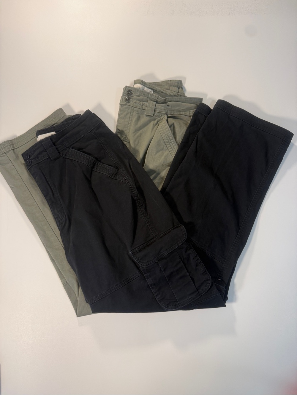 Abercrombie & Fitch Curve Love Cargo Pants Bundle Women's 28 Long - Picture 1 of 16